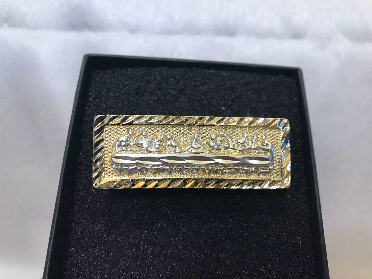 Customized Stainless Steel Trendy 18K Gold Plated Double Finger Cartoon Ring Cute Jewelry for Gift