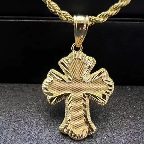 Custom Religious Stainless Steel Jesus Praying Hands Necklace Quality Classic Christian Fashionable Pendants Charms
