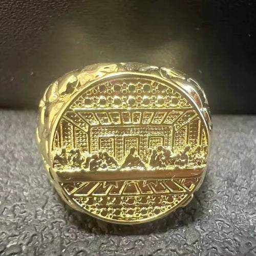 New Design Wholesales Ring 18K Gold Plated Stainless Steel Classic Christian Wedding Jewelry Wholesale