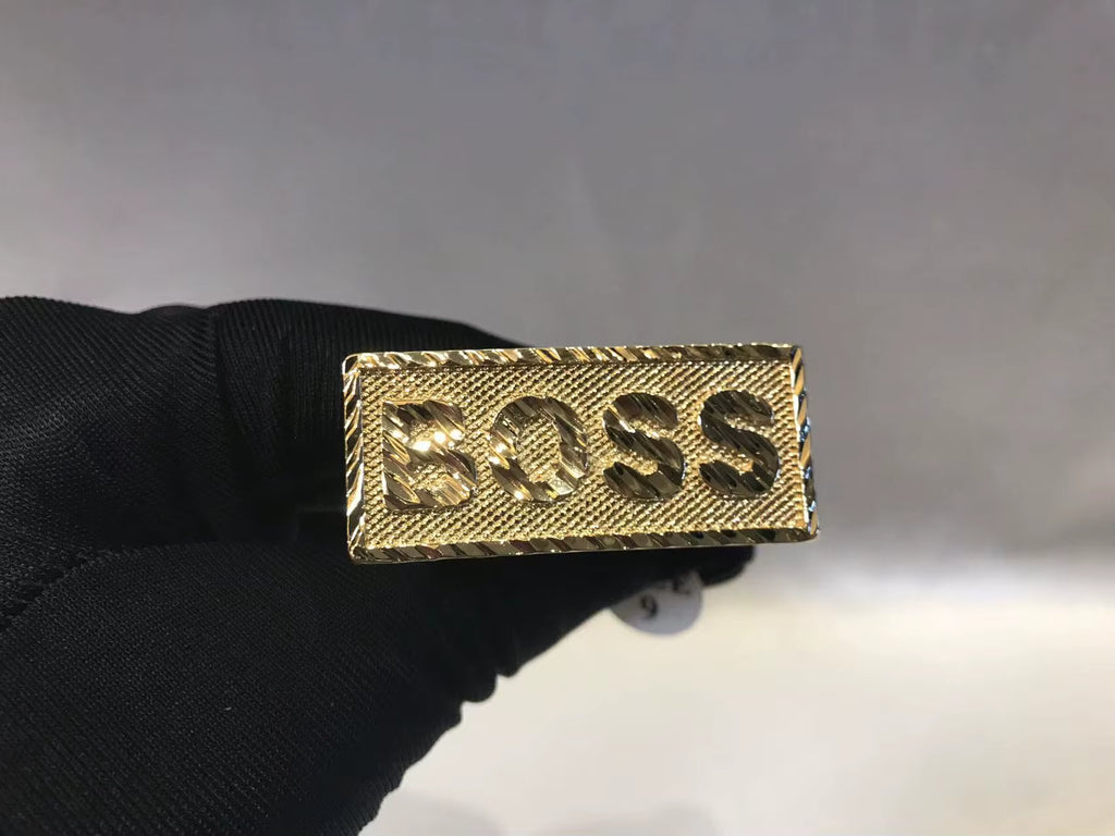 Customized Stainless Steel Trendy 18K Gold Plated Double Finger Cartoon Ring Cute Jewelry for Girls Boys Women for Gift