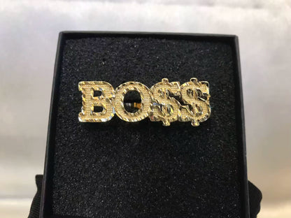 Customized Stainless Steel Trendy 18K Gold Plated Double Finger Cartoon Ring Cute Jewelry for Gift