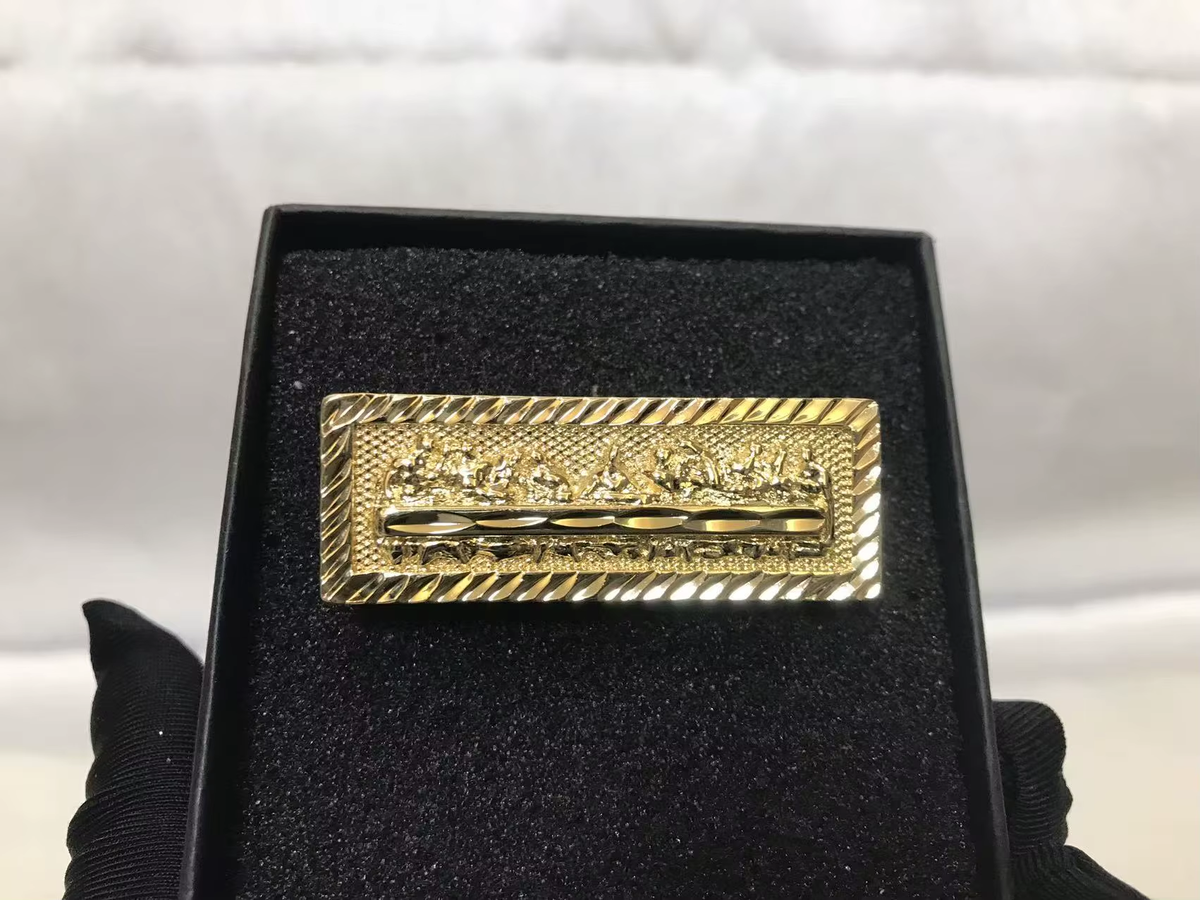 Customized Stainless Steel Trendy 18K Gold Plated Double Finger Cartoon Ring Cute Jewelry for Gift