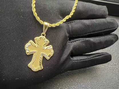 Custom Religious Stainless Steel Jesus Praying Hands Necklace Quality Classic Christian Fashionable Pendants Charms