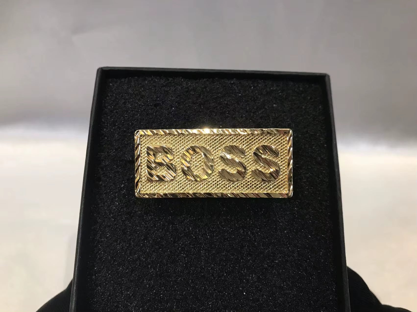 Customized Stainless Steel Trendy 18K Gold Plated Double Finger Cartoon Ring Cute Jewelry for Girls Boys Women for Gift