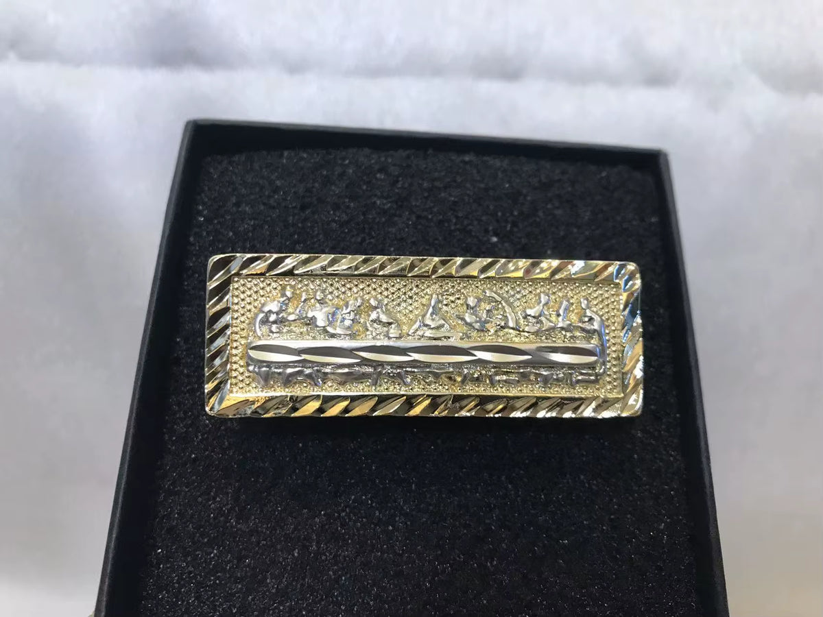 Customized Stainless Steel Trendy 18K Gold Plated Double Finger Cartoon Ring Cute Jewelry for Gift