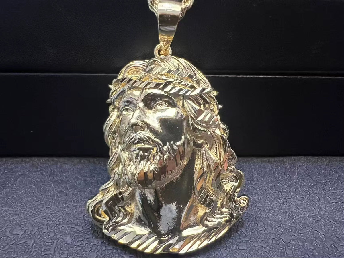 Dropshipping Stainless Steel Fish Bone Hook Gold Plated Necklaces for Men Fashionable Head Pendant Necklace